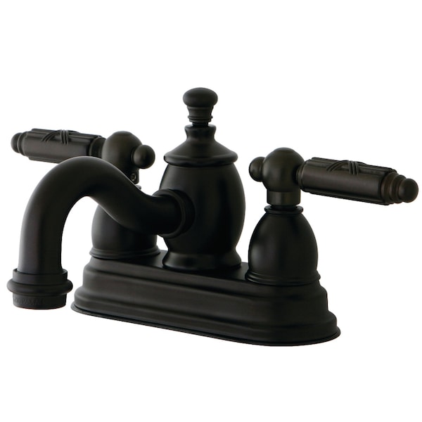 KS7105GL 4" Centerset Bathroom Faucet, Oil Rubbed Bronze